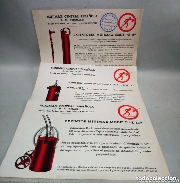 Catalogues publicitaires: Cat&aacute;logo publicitario Extintores Minimax Serie &rdquo;R 2&rdquo; / Modelo &rdquo;E 40&rdquo; / Manuales de 9-10 litros