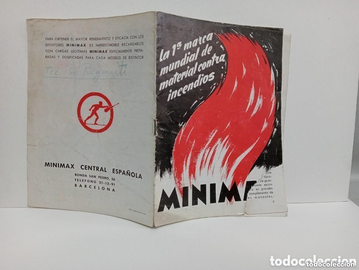 Catalogues publicitaires: Cat&aacute;logo Minimax. La 1&ordm; marca mundial de material contra incendios. Extintores y materiales