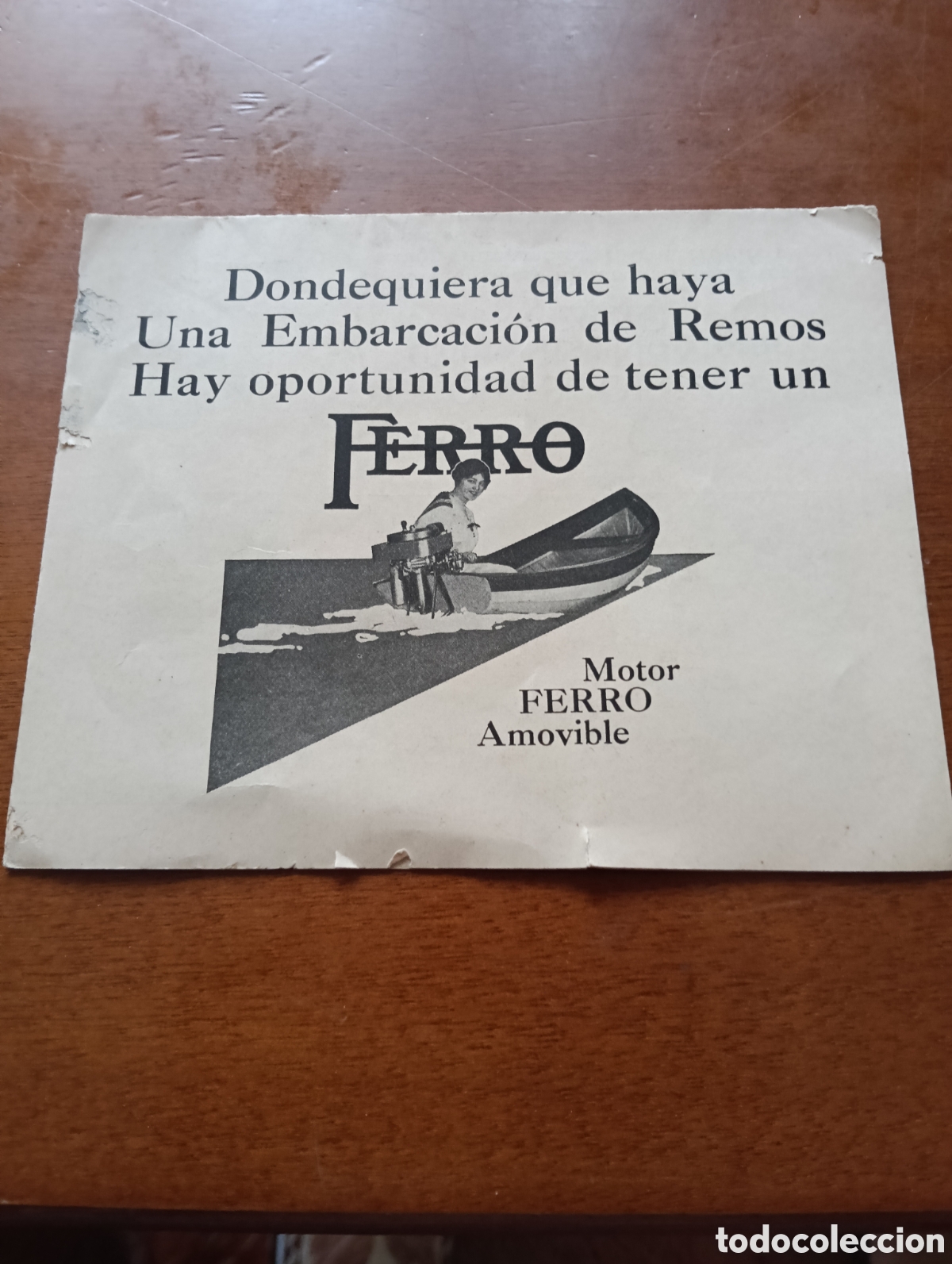 Werbekataloge: Folleto desplegable de Motor FERRO para embarcaciones