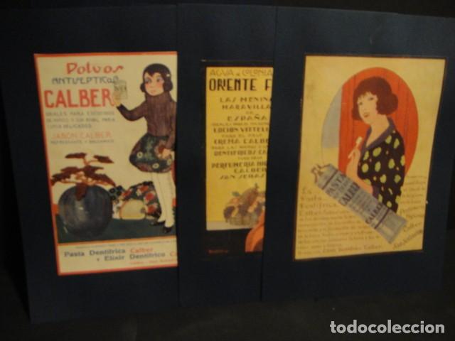 Werbekataloge: perfumerias calber - 6 anuncios de prensa