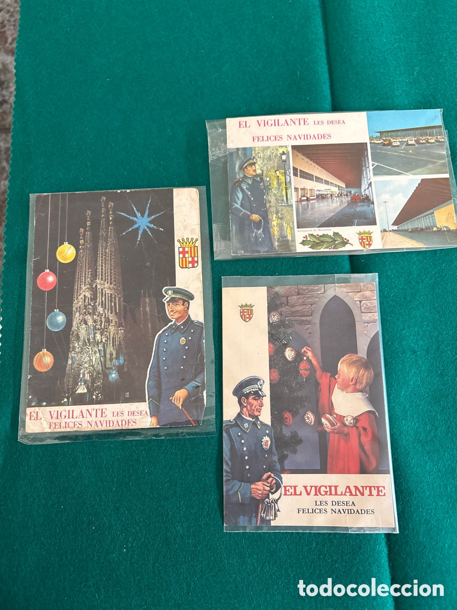 Werbekataloge: 3 felicitaciones antiguas 1965/68/69