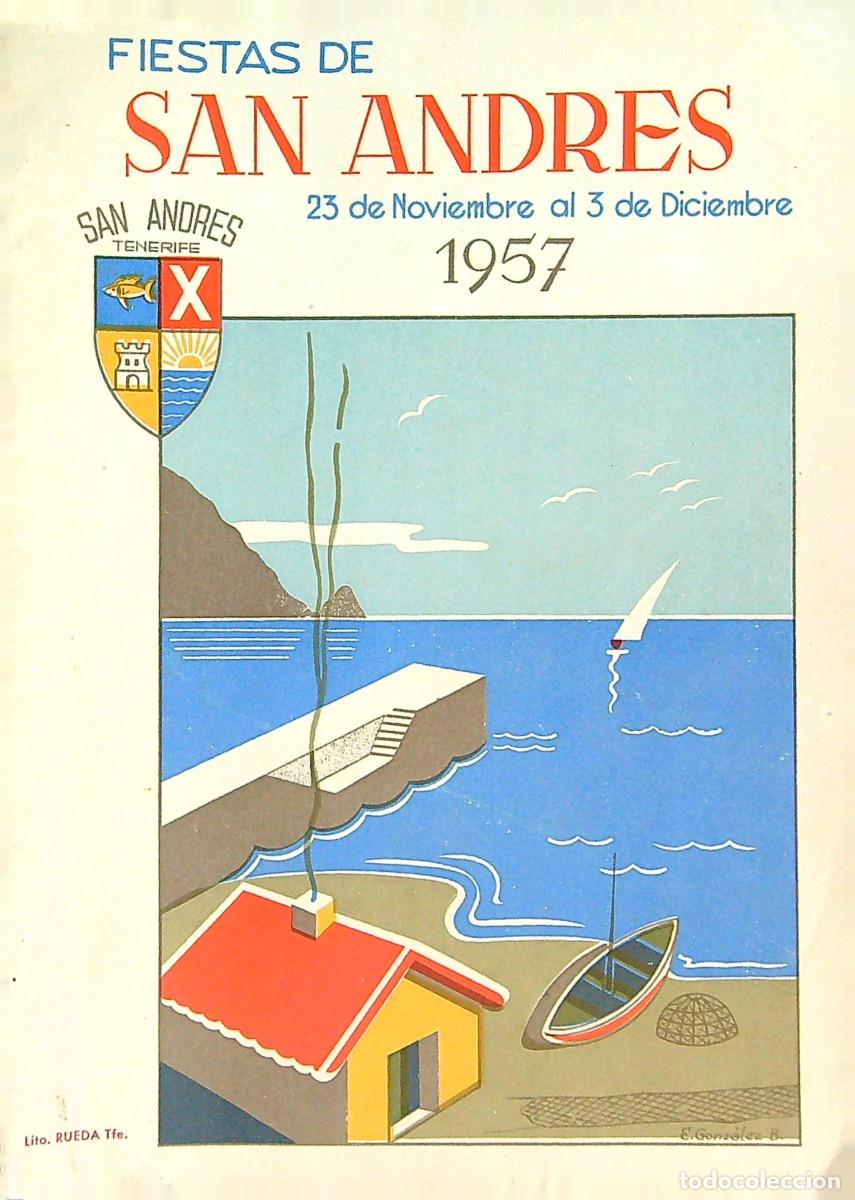 Catalogues publicitaires: PROGRAMA FIESTAS DE SAN ANDRES - 1957 - SANTA CRUZ DE TENERIFE - CANARIAS