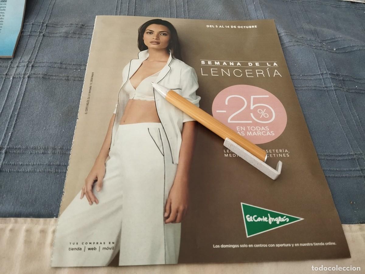 Cat&aacute;logos publicitarios: LENCEROA ROPA INTERIOR INTIMA SEXY MUJER EL CORTE INGL&Eacute;S ANUNCIO PUBLICIDAD REVISTA 2018