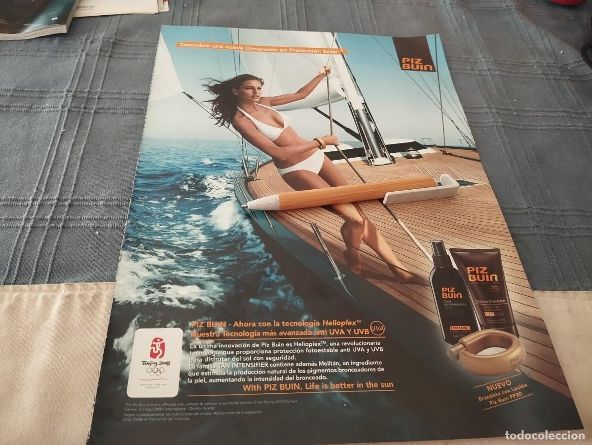 Cat&aacute;logos publicitarios: PIZ BUIN ANUNCIO PUBLICIDAD REVISTA 2008