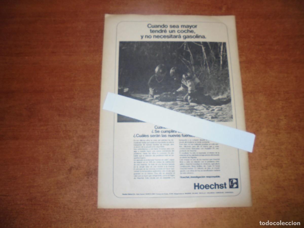 Cat&aacute;logos publicit&aacute;rios: PUBLICIDAD 1977: HOECHST