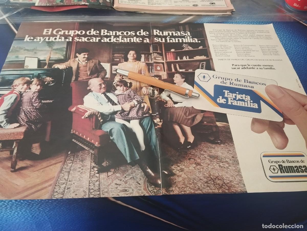 Cat&aacute;logos publicit&aacute;rios: RUMASA GRUPO DE BANCOS ANUNCIO PUBLICIDAD REVISTA 1982