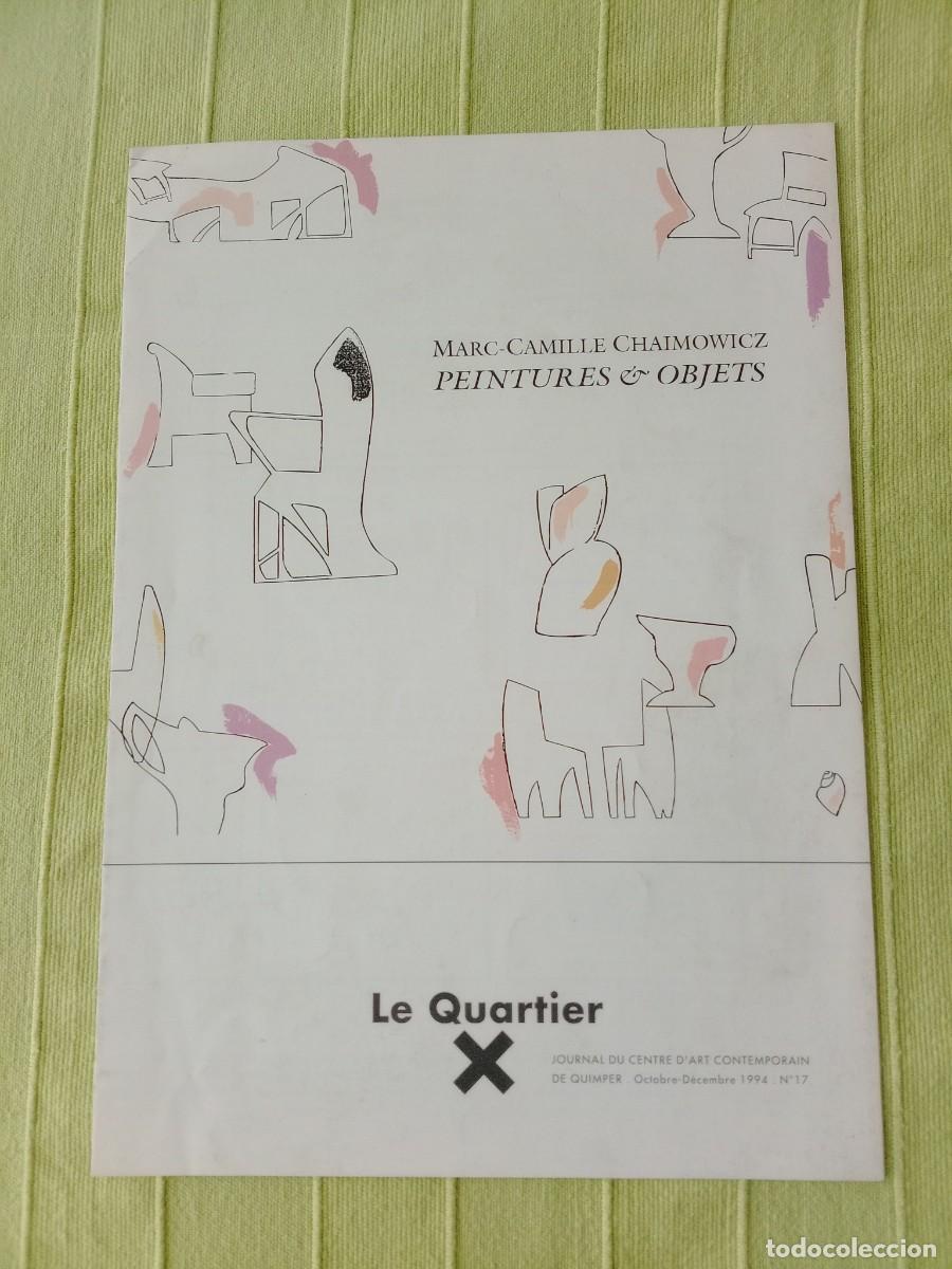 Cat&aacute;logos publicitarios: Tr&iacute;ptico de exposici&oacute;n de Marc-Camille Chaimowicz - Le Quartier 1994 - Foto 1
