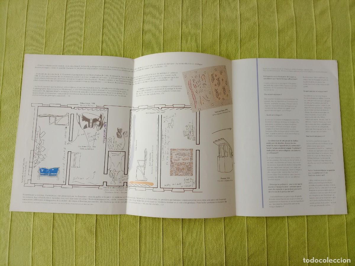 Cat&aacute;logos publicitarios: Tr&iacute;ptico de exposici&oacute;n de Marc-Camille Chaimowicz - Le Quartier 1994 - Foto 3