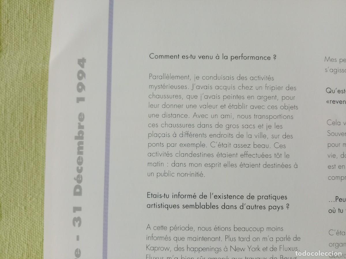 Cat&aacute;logos publicitarios: Tr&iacute;ptico de exposici&oacute;n de Marc-Camille Chaimowicz - Le Quartier 1994 - Foto 5
