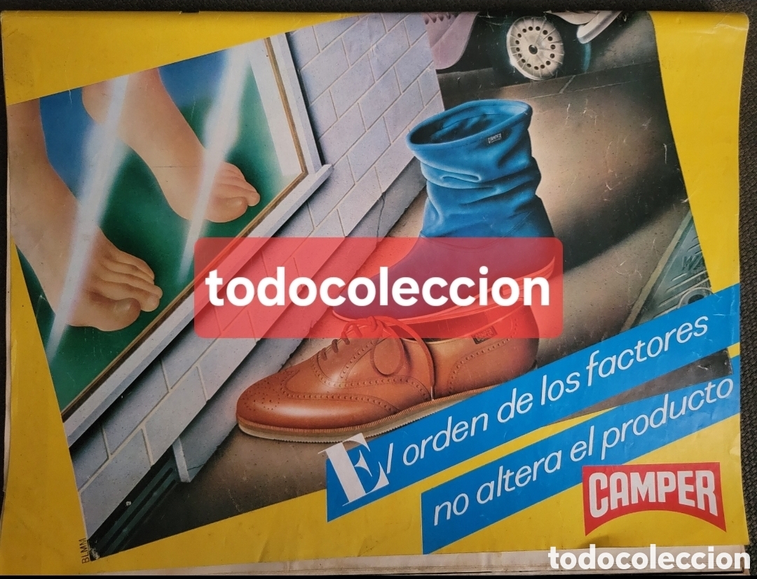 Cat&aacute;logos publicitarios: Anuncio Camper a&ntilde;o 1982 - Foto 1