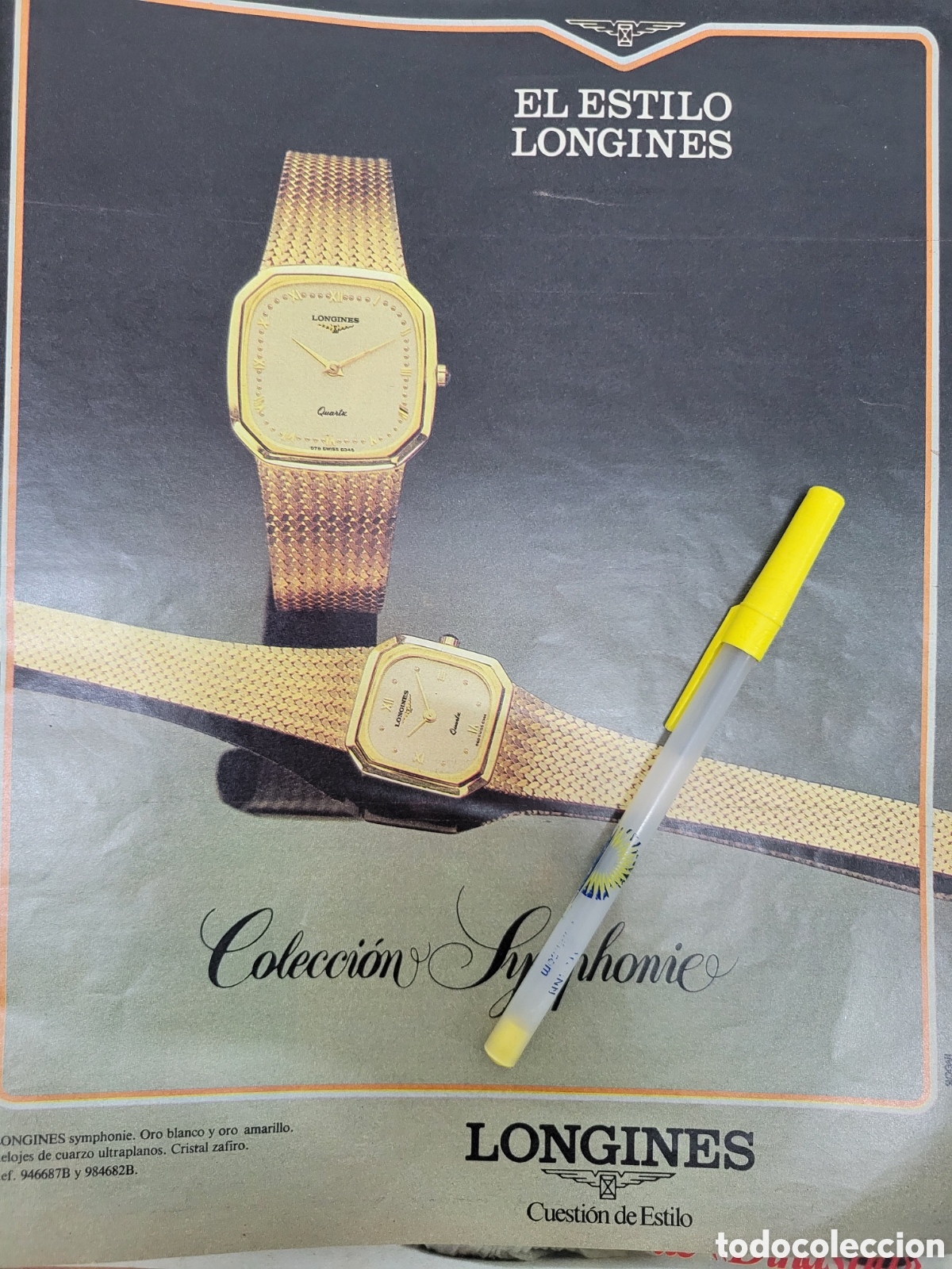 Cat&aacute;logos publicitarios: Anuncio Longines Symphonie - Foto 1