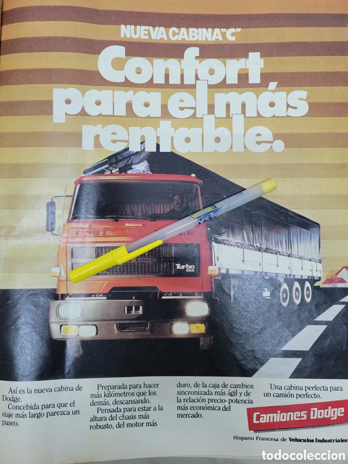 Cat&aacute;logos publicitarios: 2 Anuncios Cami&oacute;n Dodge - Foto 1