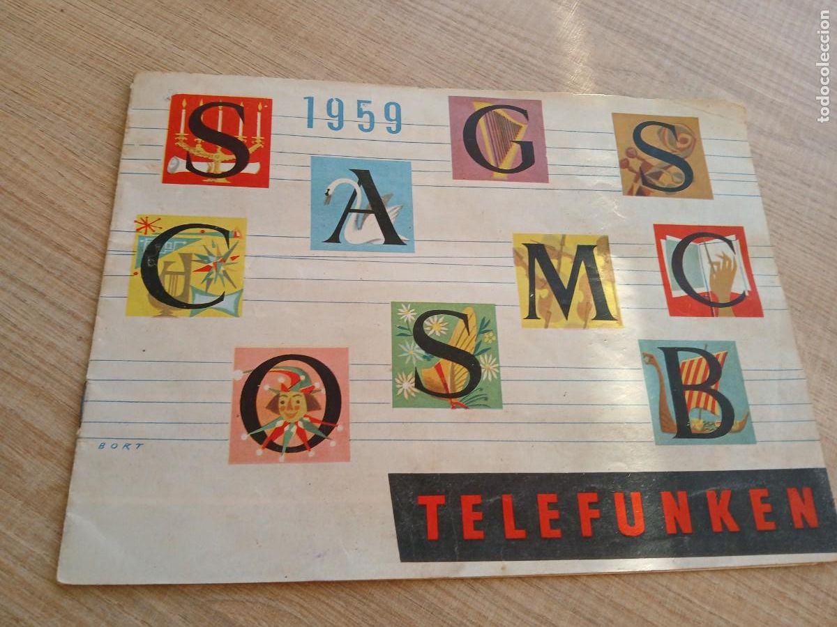 Cataloghi pubblicitari: Antiguo catalogo de radio televisi&oacute;n telefunken a&ntilde;o 1959