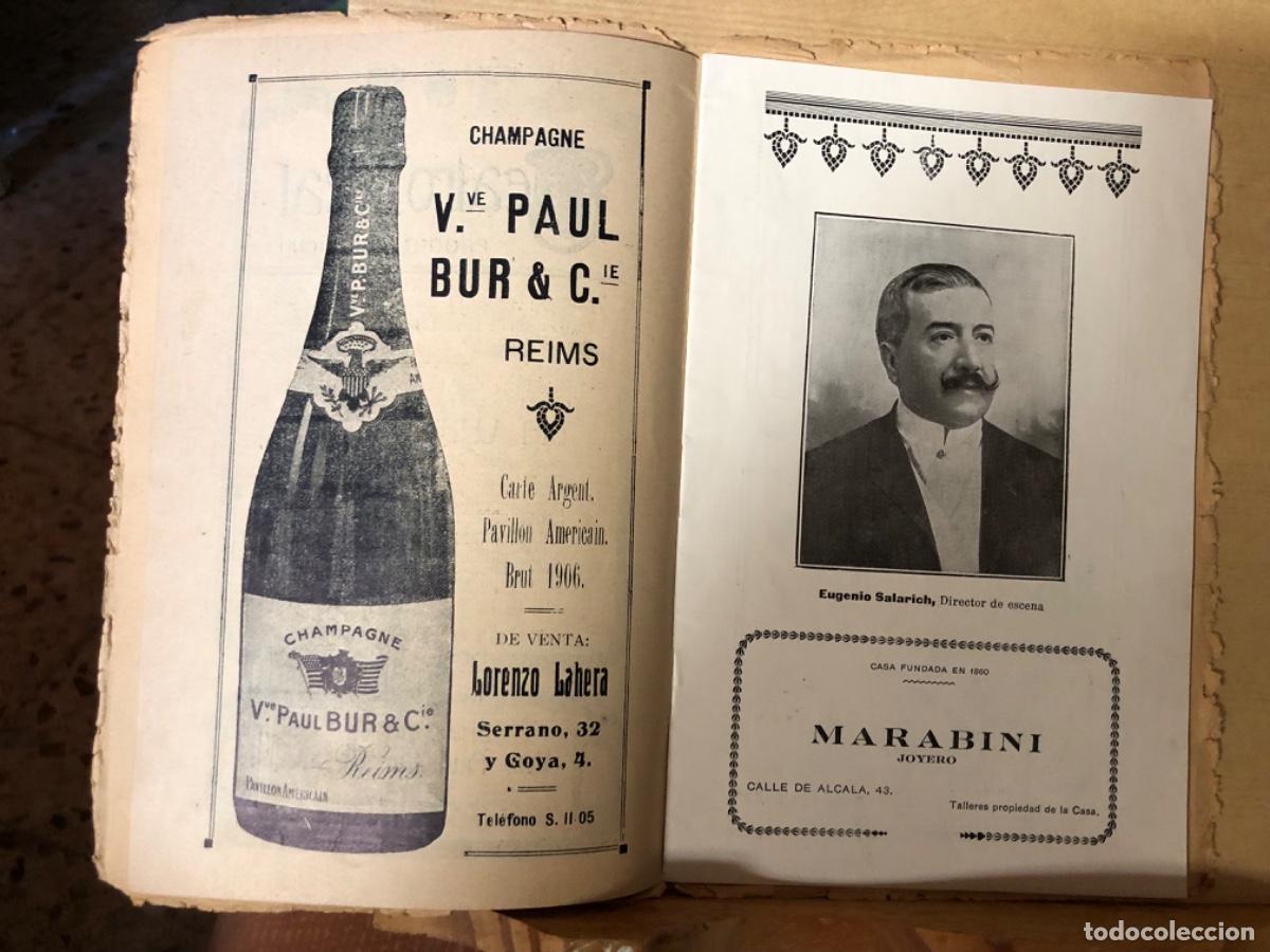 Cat&aacute;logos publicitarios: MADRID TEATRO REAL RARO PROGRAMA A&Ntilde;O 1917 - Foto 2