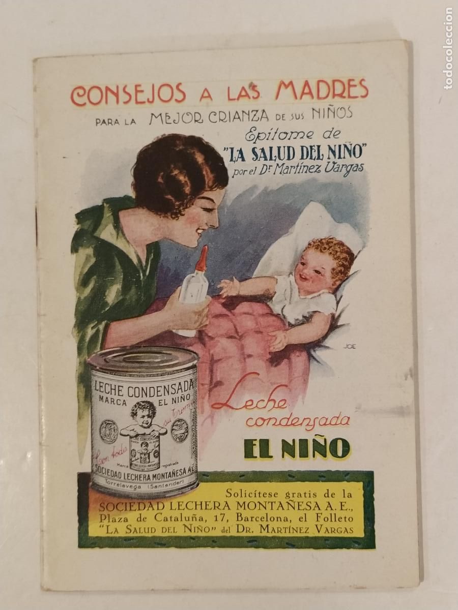 Werbekataloge: PUBLICIDAD LECHE CONDENSADA EL NI&Ntilde;O - CONSEJOS A LAS MADRES -VER FOTOS-(K-14.653)