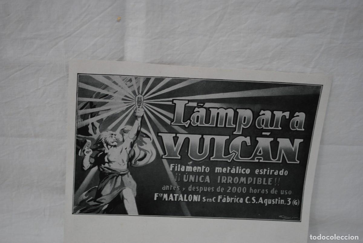 Cat&aacute;logos publicitarios: LAMPARAS VULCAN , FRANCISCO MATALONI . - Foto 1