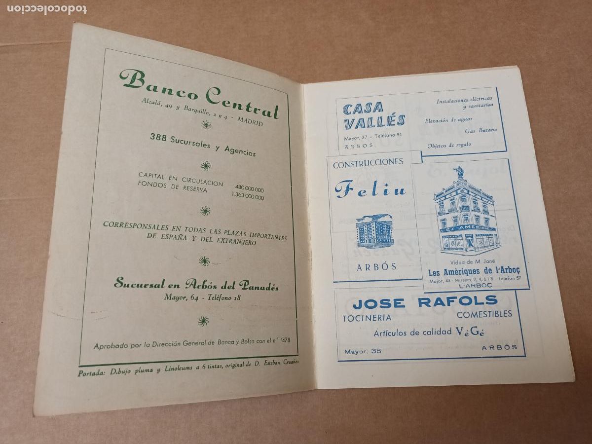 Cat&aacute;logos publicitarios: PROGRAMA FIESTA MAYOR ARBOS 1963 - Foto 2