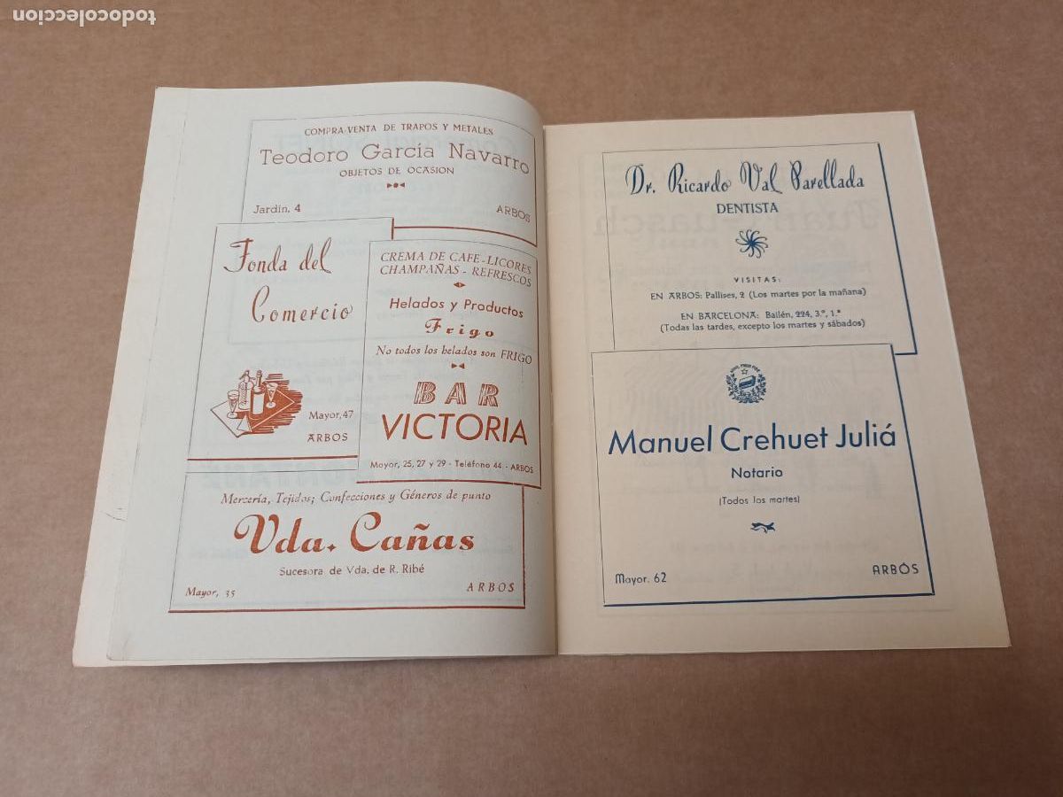 Cat&aacute;logos publicitarios: PROGRAMA FIESTA MAYOR ARBOS 1963 - Foto 3