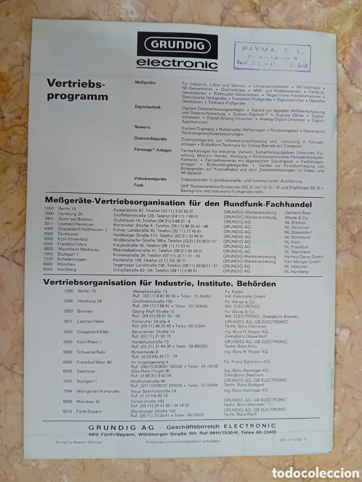 Cat&aacute;logos publicitarios: catalogo grundig a&ntilde;o 1973 - Foto 2