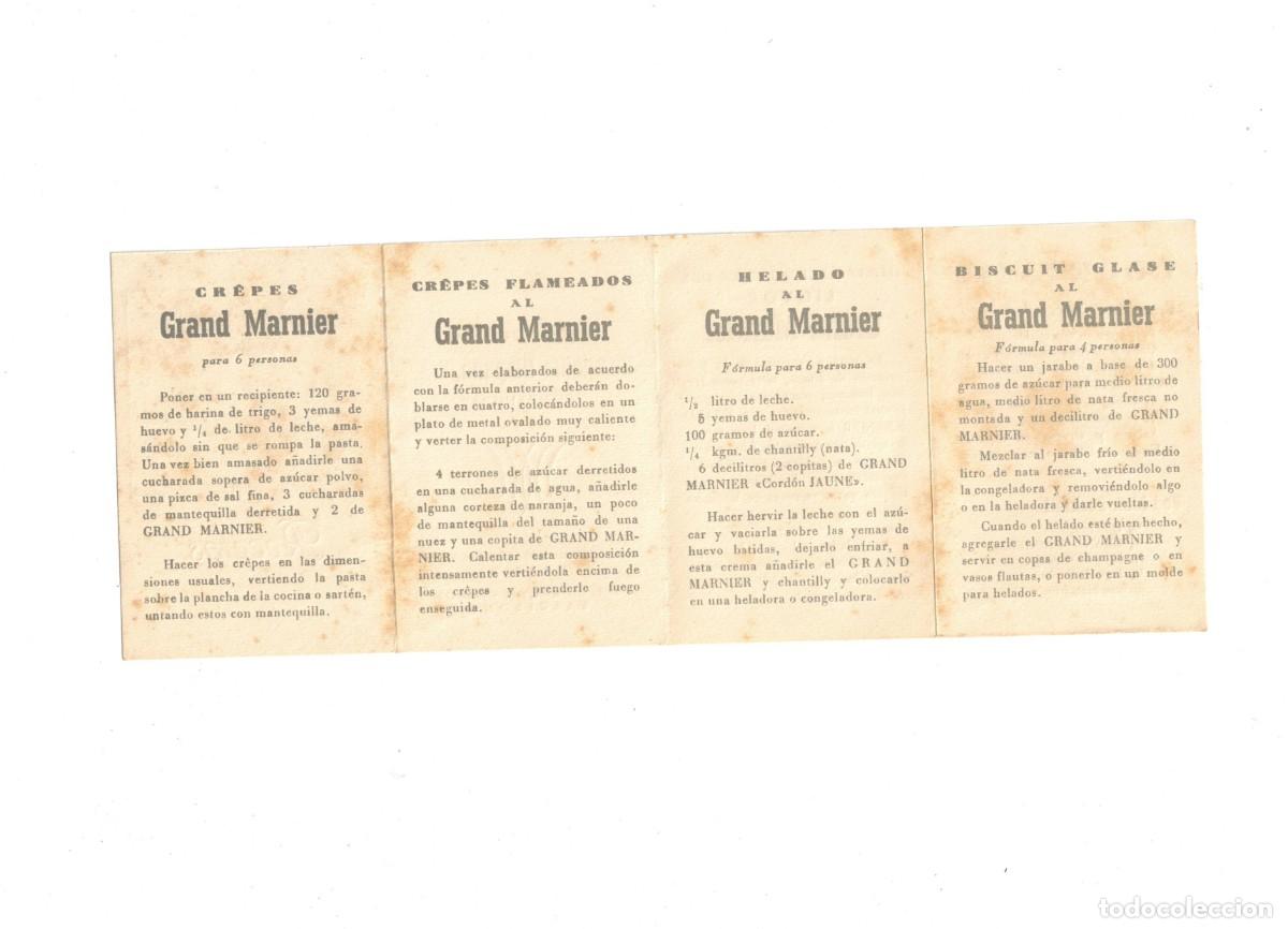 Cat&aacute;logos publicitarios: GRAND MARNIER. RECETAS - Foto 2