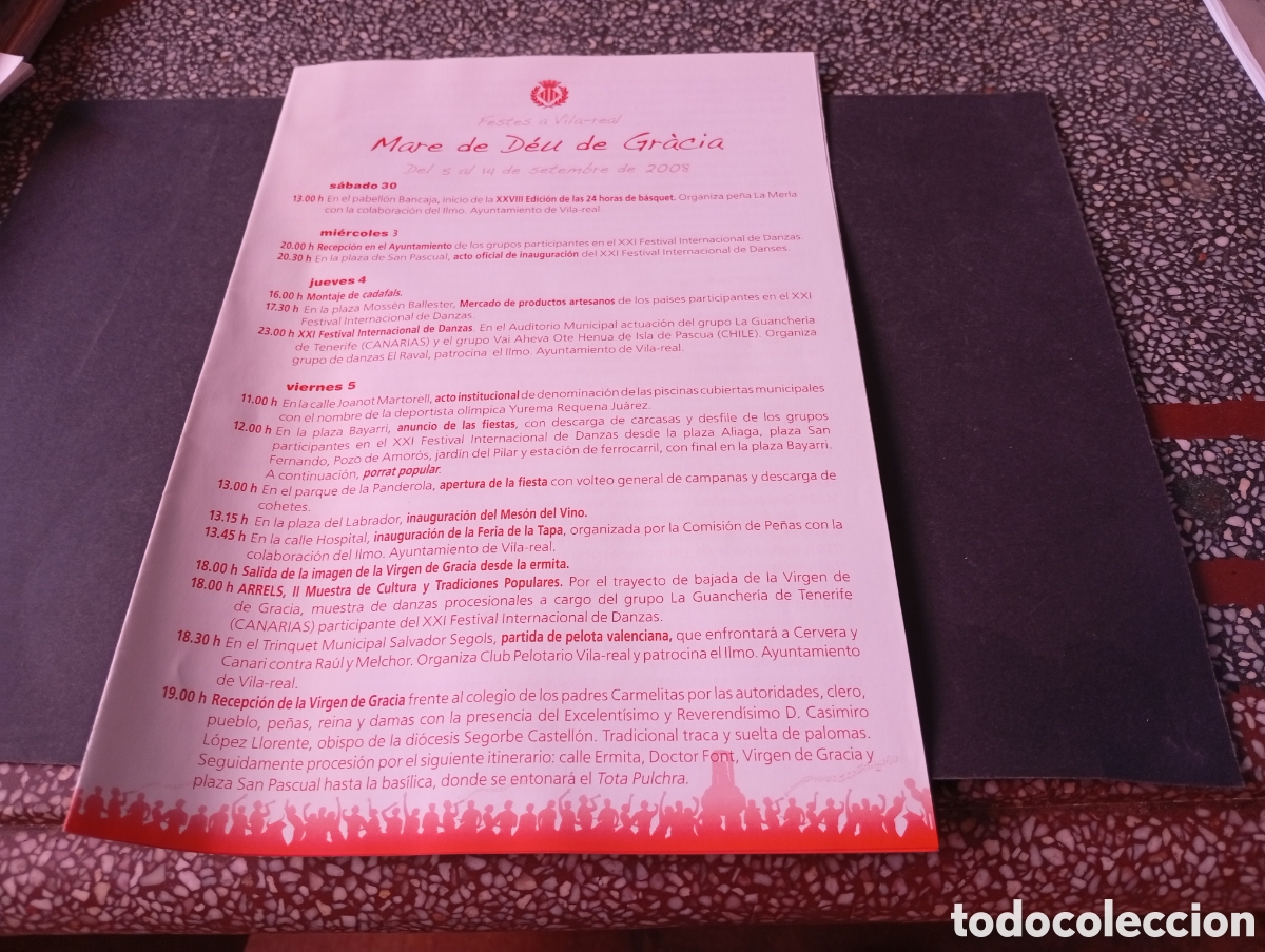Cat&aacute;logos publicitarios: Programa de fiestas Villarreal 2008 - Foto 1
