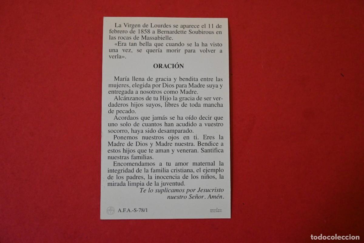 Cat&aacute;logos publicitarios: LA VIRGEN DE LOURDES - Foto 2
