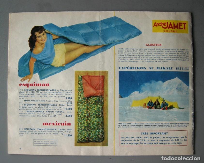 Cat&aacute;logos publicitarios: Cat&aacute;logo Original Franc&eacute;s/ Andr&eacute; Jamet/ 1958. - Foto 5