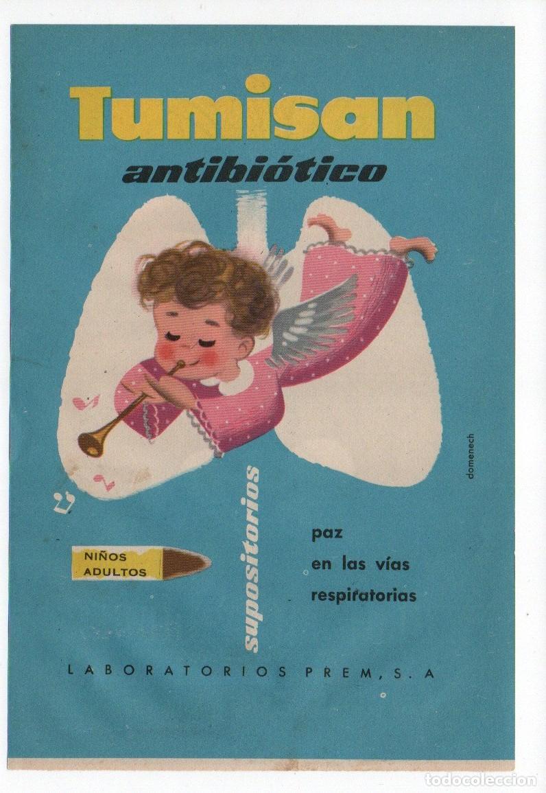Cataloghi pubblicitari: PUBLICIDAD DOBLE DE FARMACIA, TUMISAN - GLUTAMINA HUBBER. LABORATORIOS PREM
