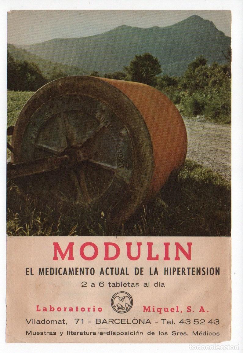 Cataloghi pubblicitari: PUBLICIDAD DE FARMACIA, MODULIN - FOLCODINA. LABORATORIO MIQUEL S. A.