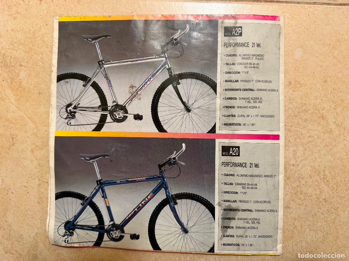Cat&aacute;logos publicitarios: Cat&aacute;logo bicicletas bh 1995 - Foto 2
