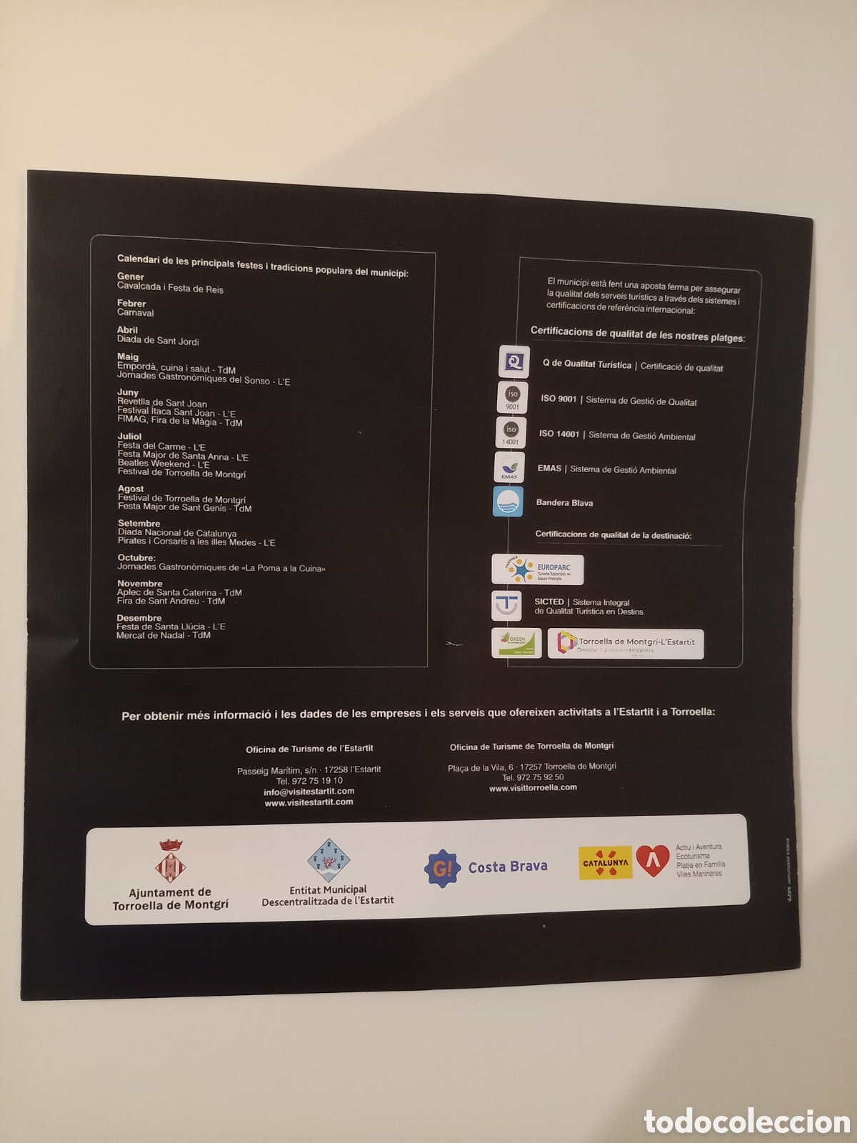 Cat&aacute;logos publicitarios: *️⃣PROGRAMA TUR&Iacute;STICO TORROELLA de MONTGR&Iacute; I LESTARTIT - Foto 3
