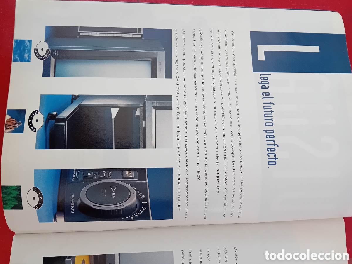 Cat&aacute;logos publicitarios: visual sony a&ntilde;o 1990 - Foto 4