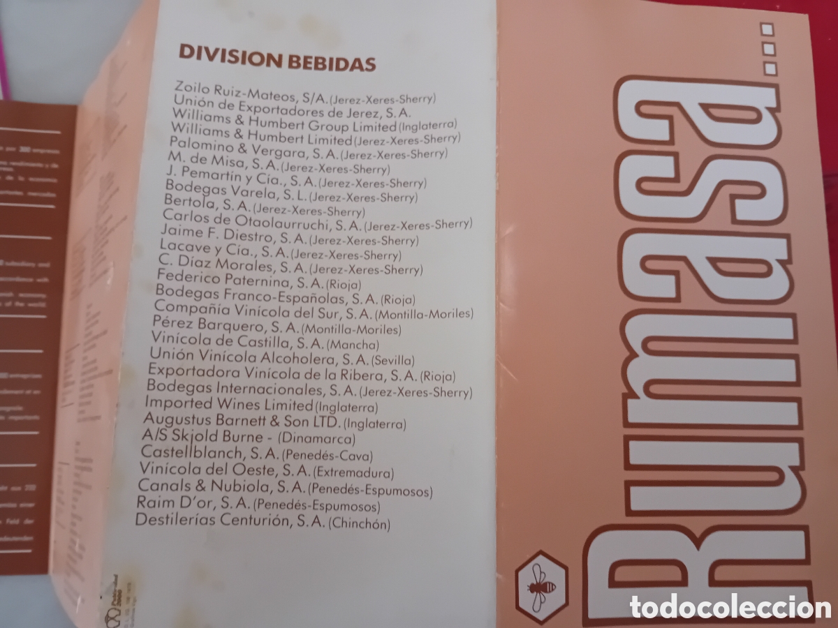 Cat&aacute;logos publicitarios: rumasa programa catalogo desplegable 1978 - Foto 2