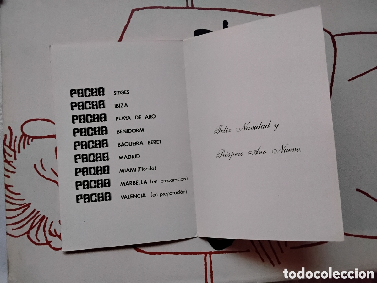 Cat&aacute;logos publicitarios: TARJETA DISCOTECA PACHA 1983 - Foto 2