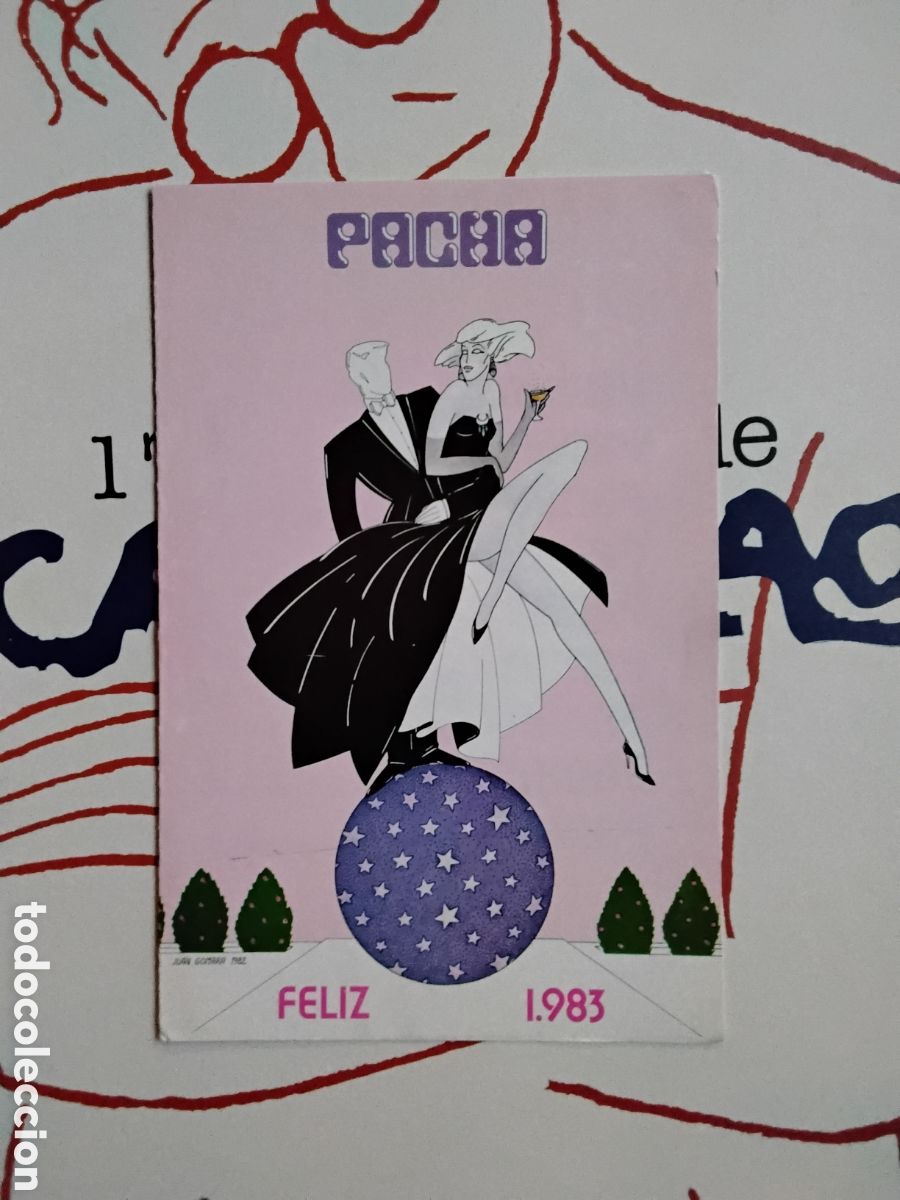 Cat&aacute;logos publicitarios: TARJETA DISCOTECA PACHA 1983 - Foto 1