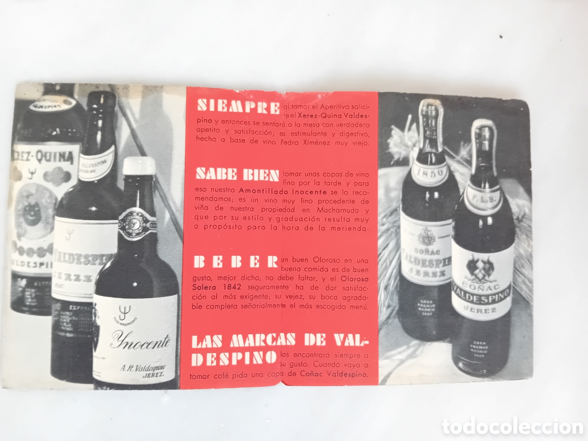 Cat&aacute;logos publicitarios: programa vino jerez valdespino - Foto 3