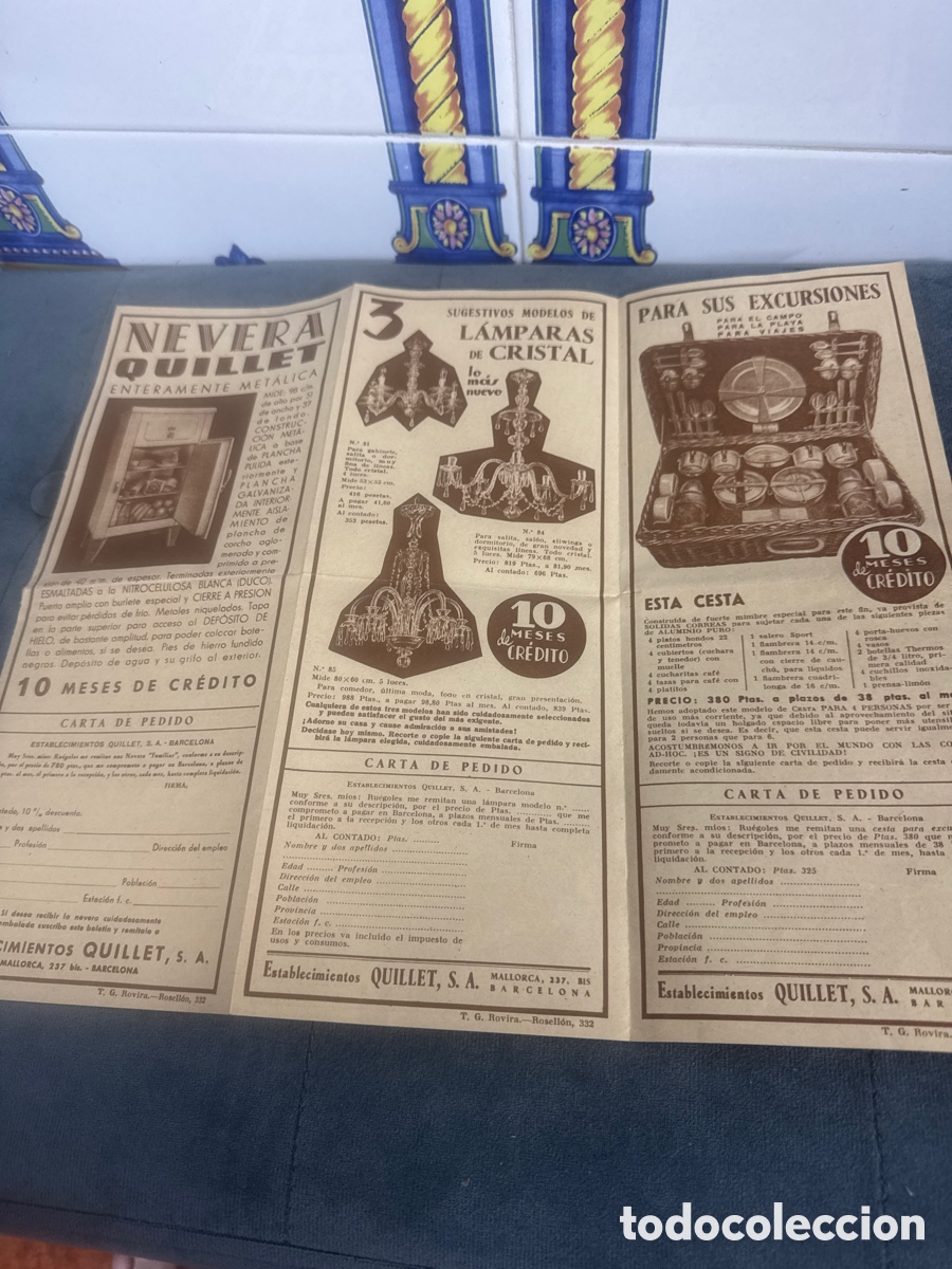 Cat&aacute;logos publicitarios: Propaganda de Establecimientos QUILLET. S. A. - Foto 2