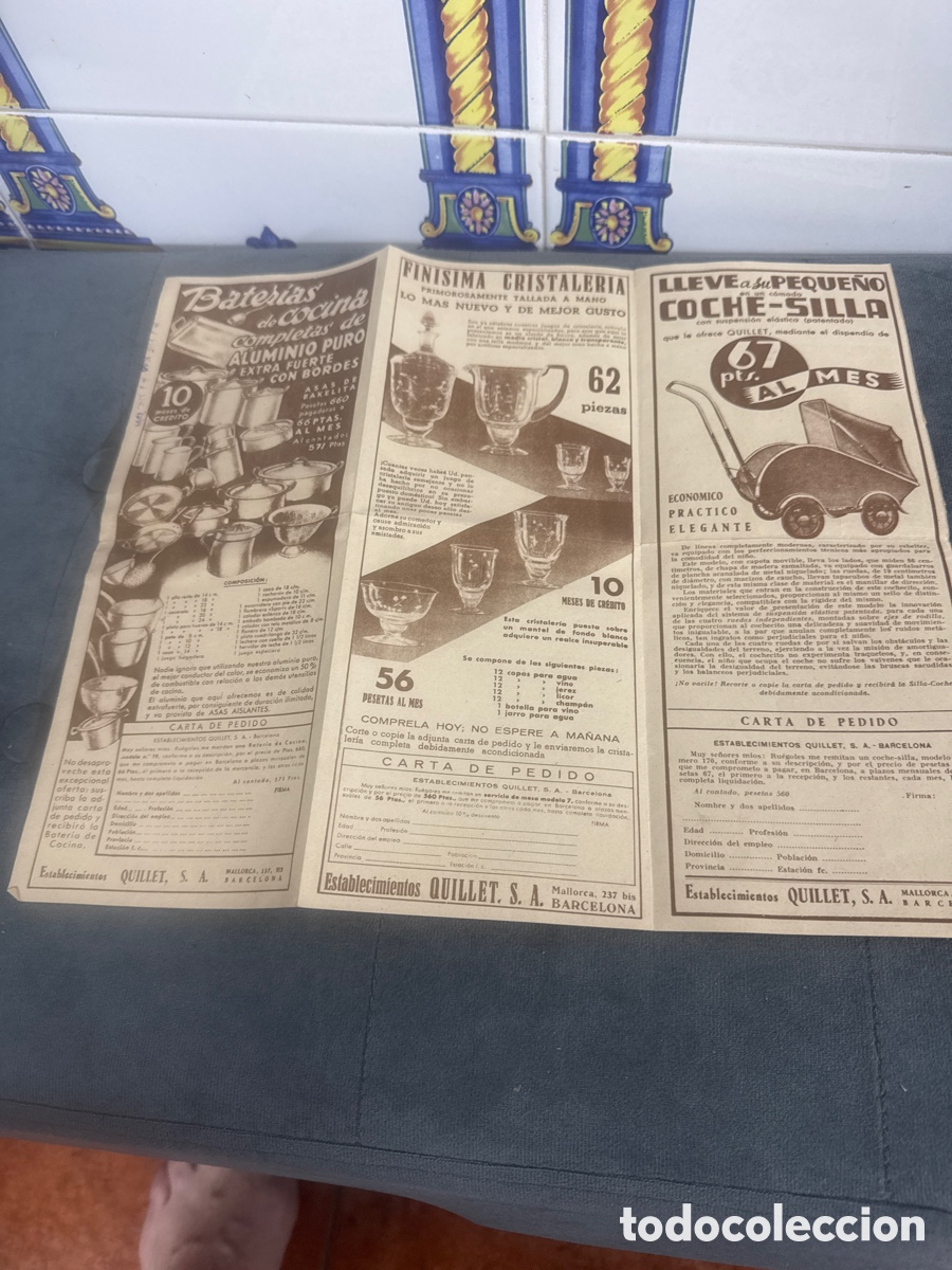 Cat&aacute;logos publicitarios: Propaganda de Establecimientos QUILLET. S. A. - Foto 1