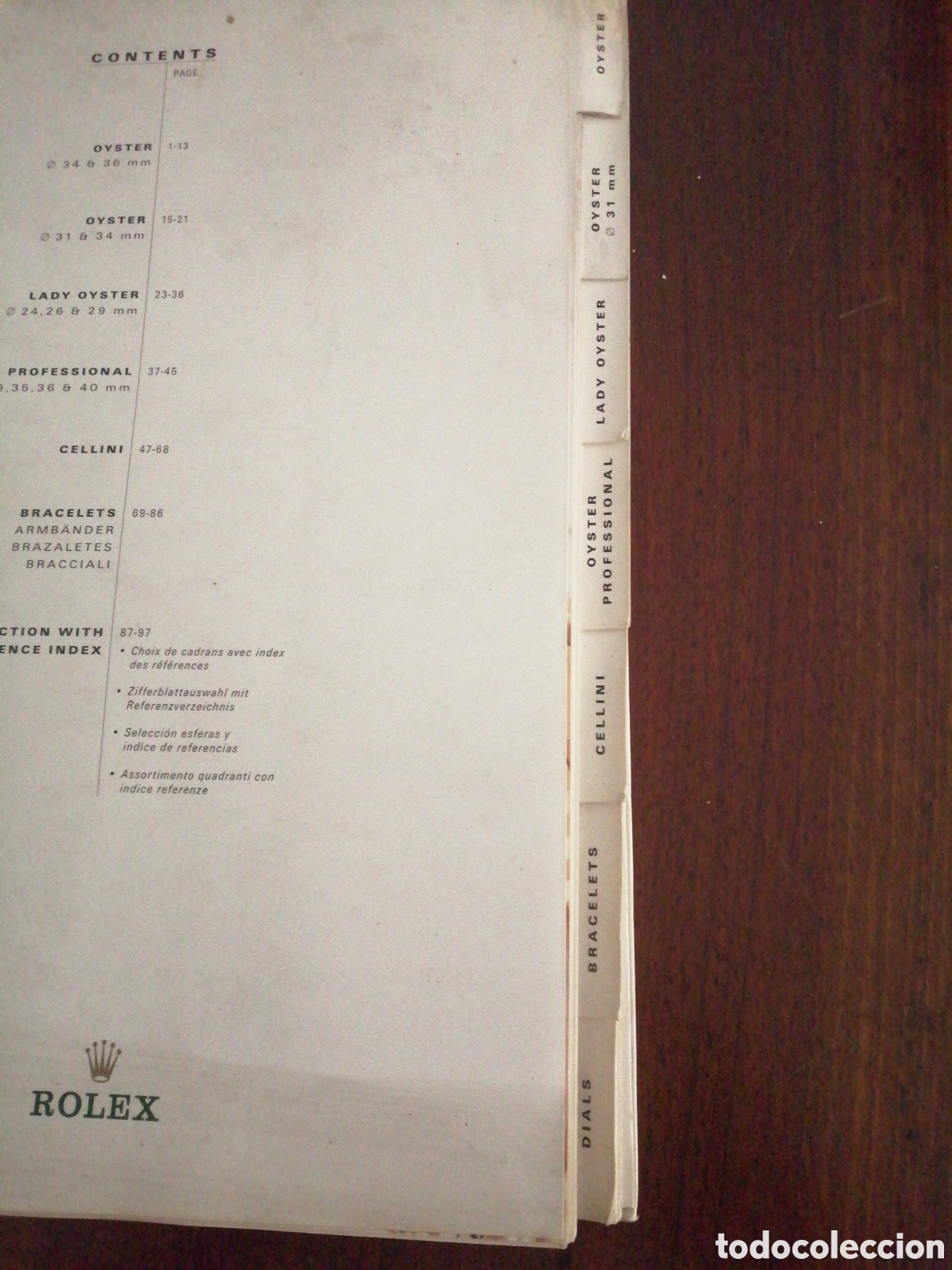 Cat&aacute;logos publicitarios: CATALAGO DE ROLEX 2000-2001 - Foto 3