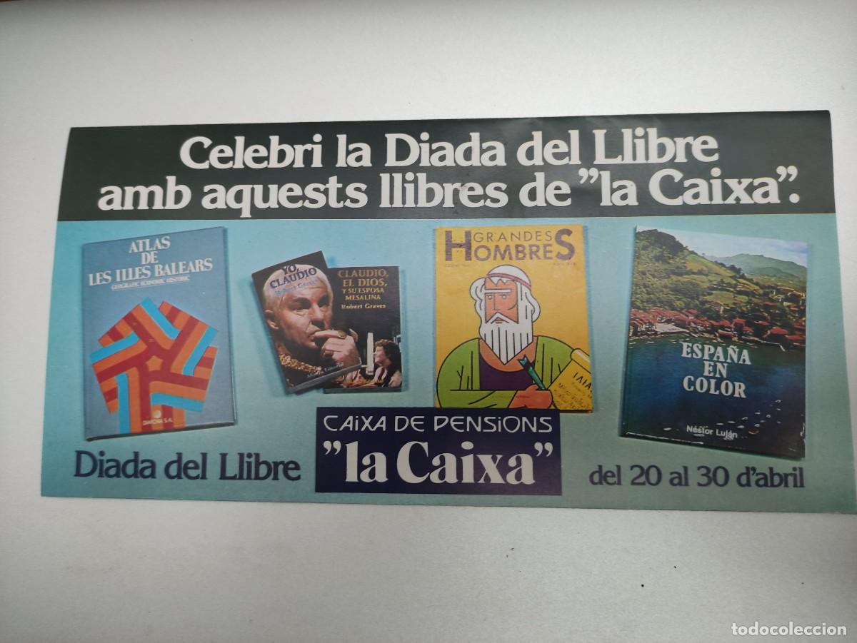Cat&aacute;logos publicitarios: La Caixa, Diada del llibre. (Cat y Cast). - Foto 1