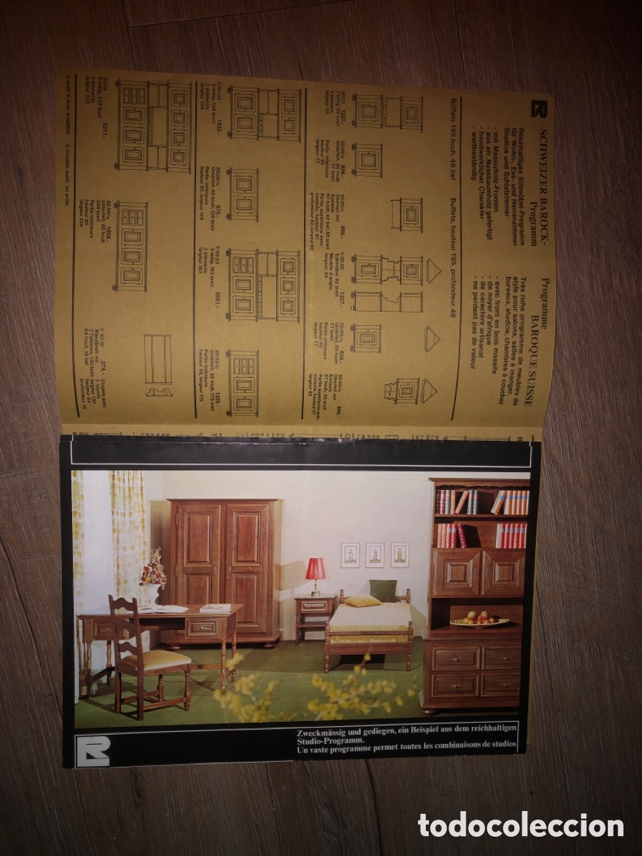 Cat&aacute;logos publicitarios: Cat&aacute;logo de muebles a&ntilde;os /70 - Foto 4