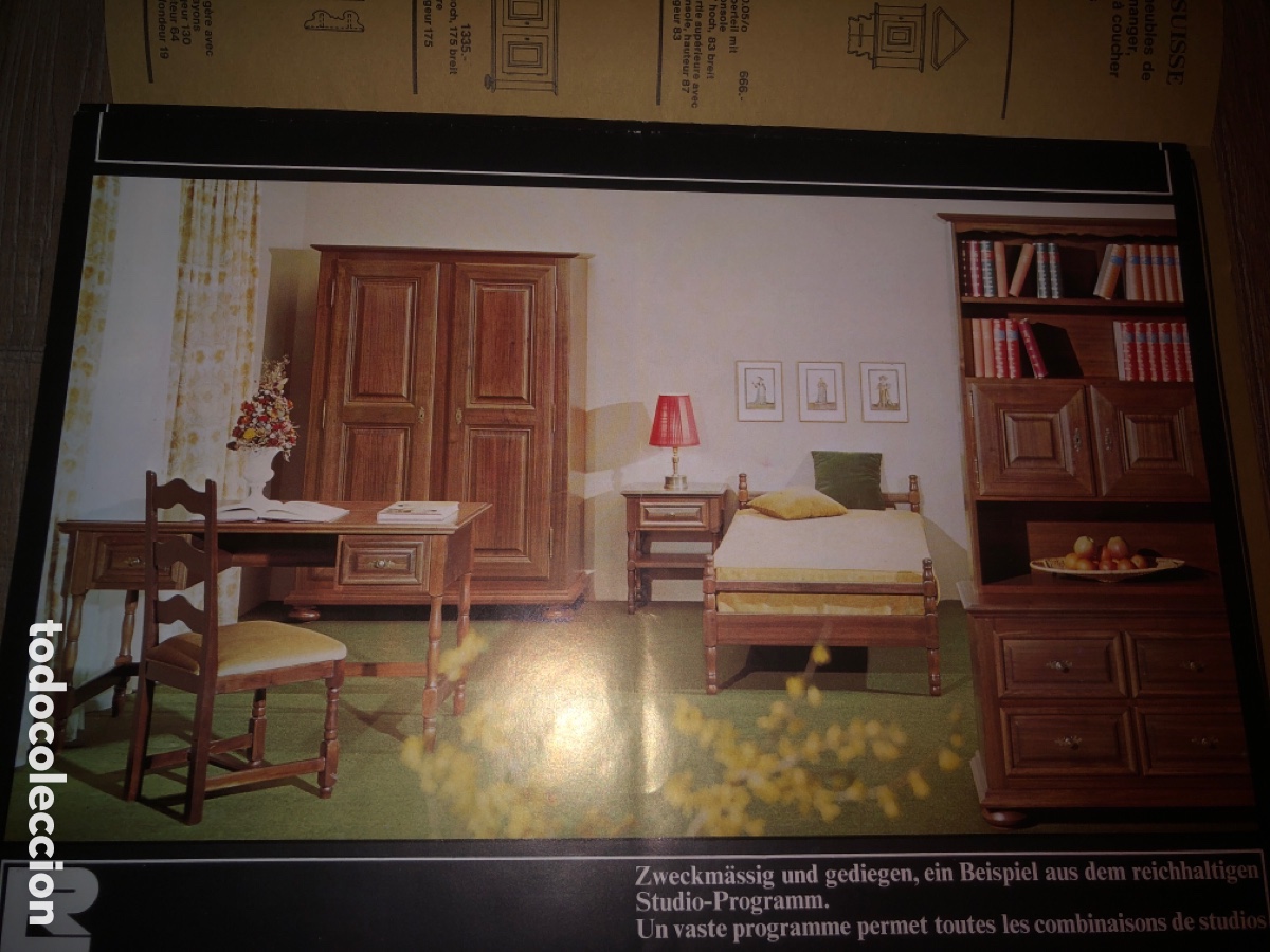 Cat&aacute;logos publicitarios: Cat&aacute;logo de muebles a&ntilde;os /70 - Foto 2