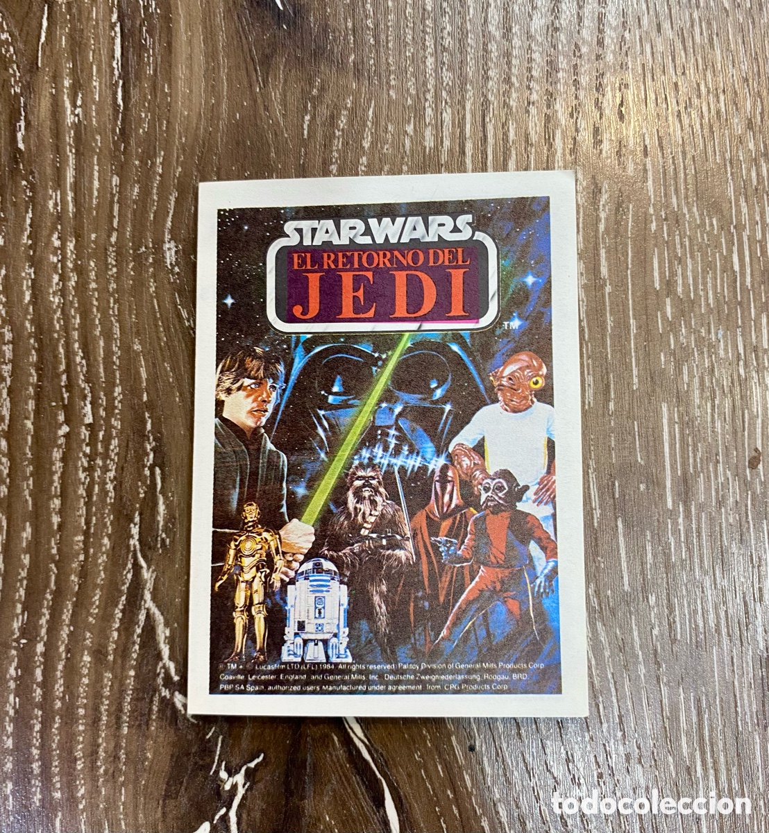 Advertising Catalogs: Folleto personajes Star Wars El Retorno del Jedi. A&ntilde;os 80