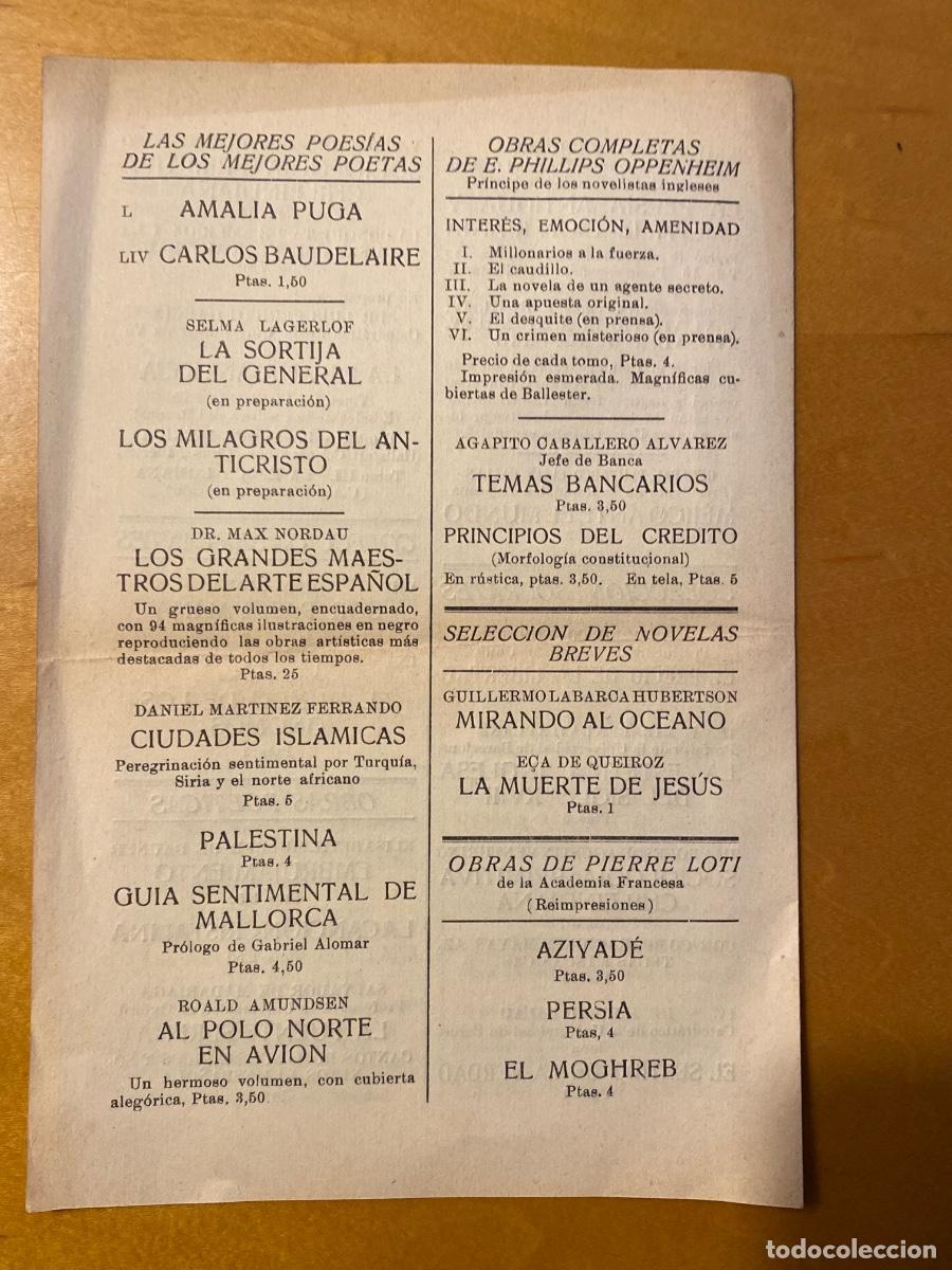 Cat&aacute;logos publicitarios: CATALOGO EDITORIAL CERVANTES JUNIO 1928 - Foto 3