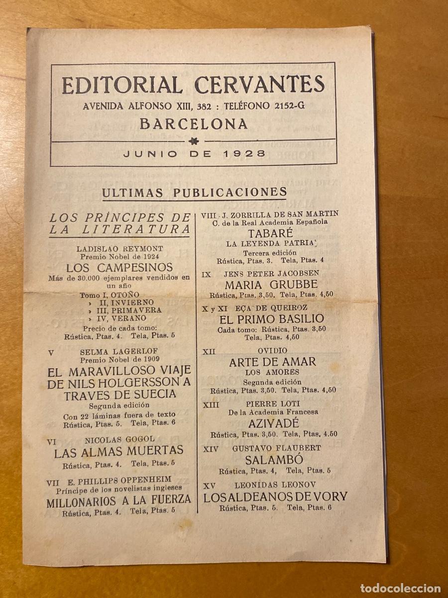 Cat&aacute;logos publicitarios: CATALOGO EDITORIAL CERVANTES JUNIO 1928 - Foto 1