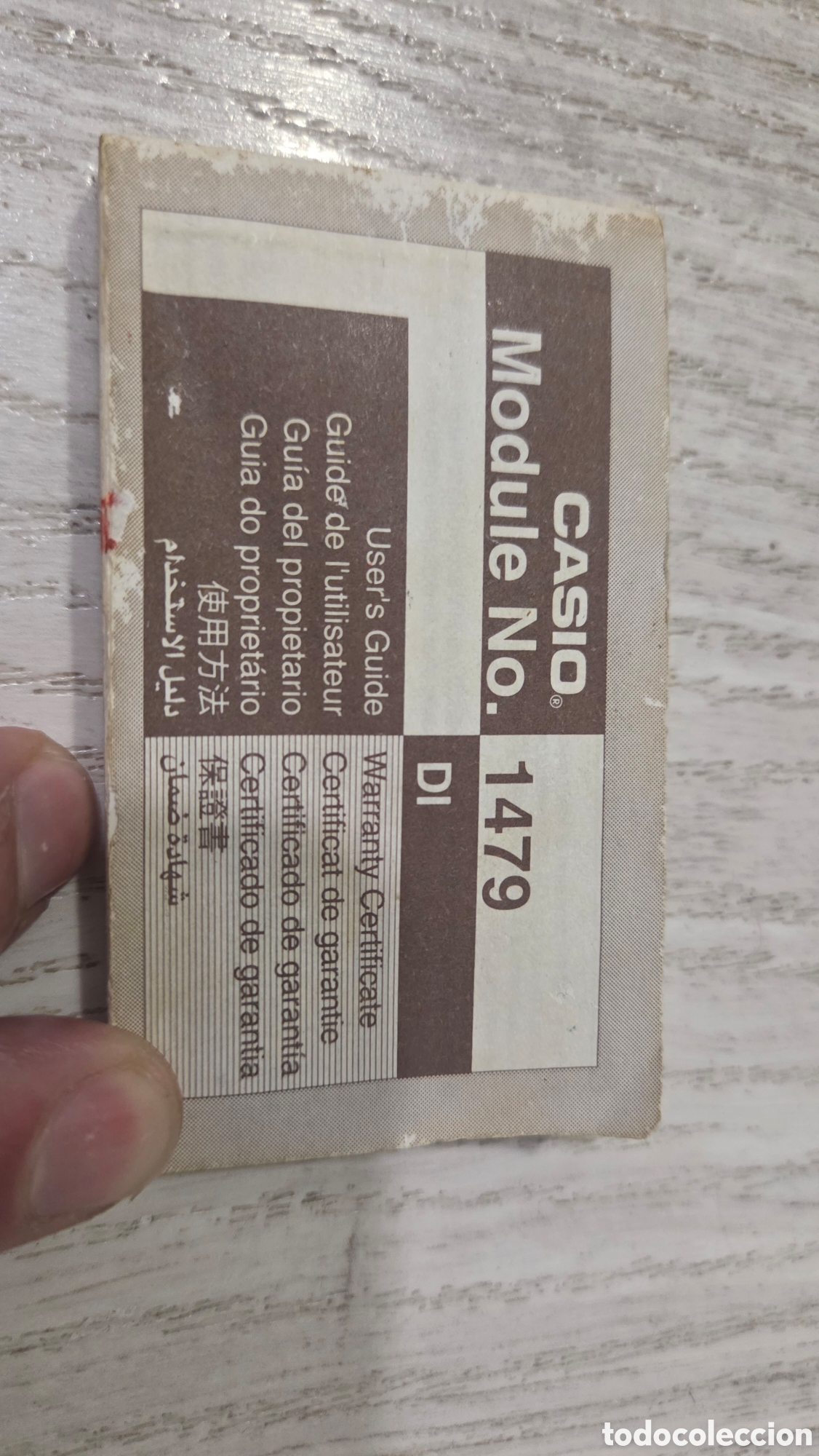 Cat&aacute;logos publicitarios: Manual Reloj Casio 1479 - Foto 1