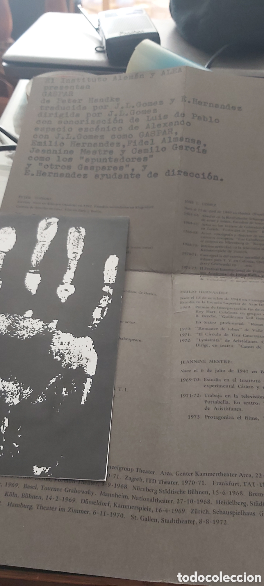 Cat&aacute;logos publicitarios: IV-GASPAR DE PETER HANDKE - Foto 2