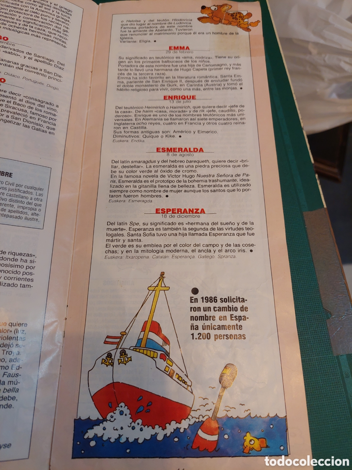 Cat&aacute;logos publicitarios: LIBRO DE LOS NOMBRES PADRES HOY - Foto 2