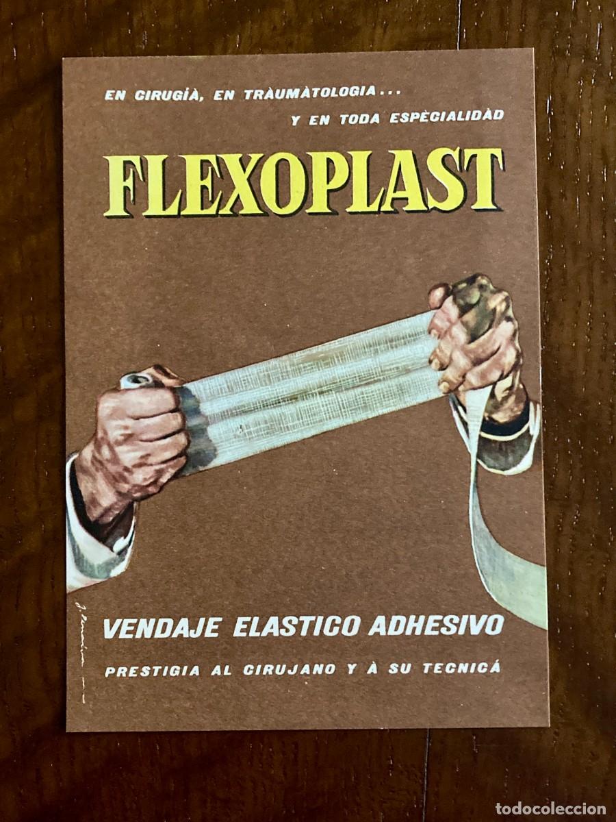 Werbekataloge: Hoja publicitaria - farmacia - FLEXOPLAST vendaje el&aacute;stico adhesivo, NAVE, SA - ca 1960