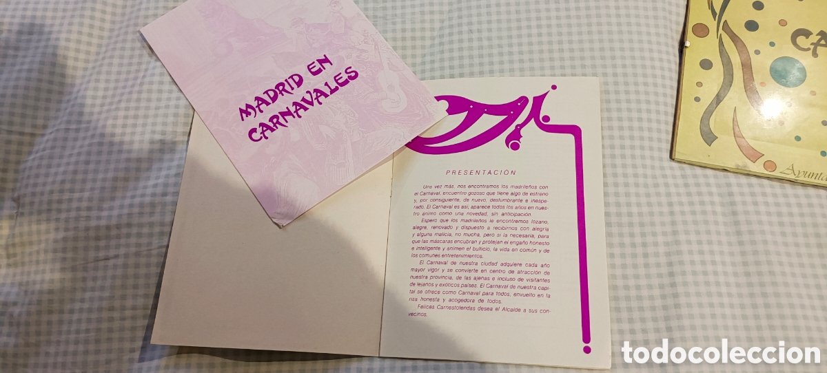 Cat&aacute;logos publicitarios: Programa carnavales Madrid 1984 - Foto 2